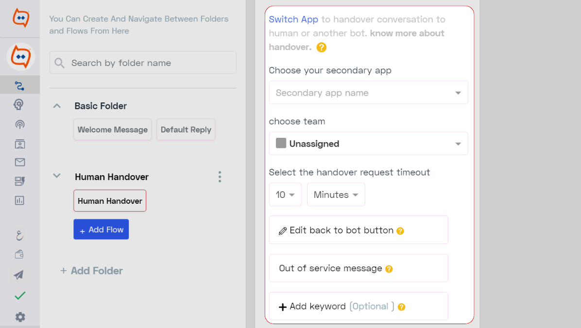 Customize the Handover Message. (2).png